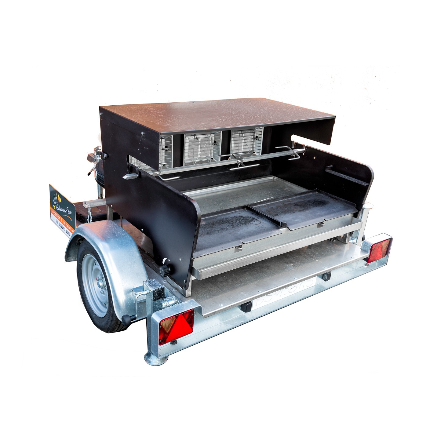 Moteur Tourne broche barbecue / méchoui professionnel ▷ Mobigrill